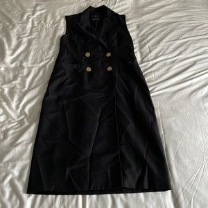 Double Breasted Long Vest/Dress